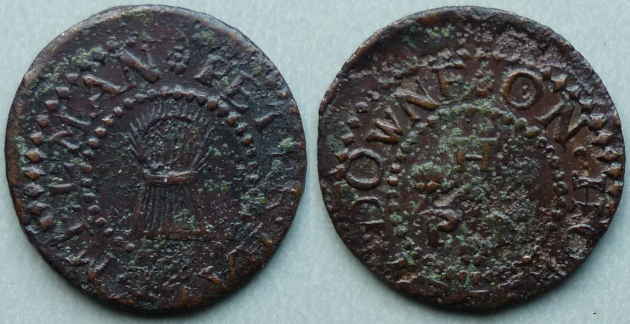 Horselydown, Peter Hall farthing token Horselydown, Peter Hall farthing token